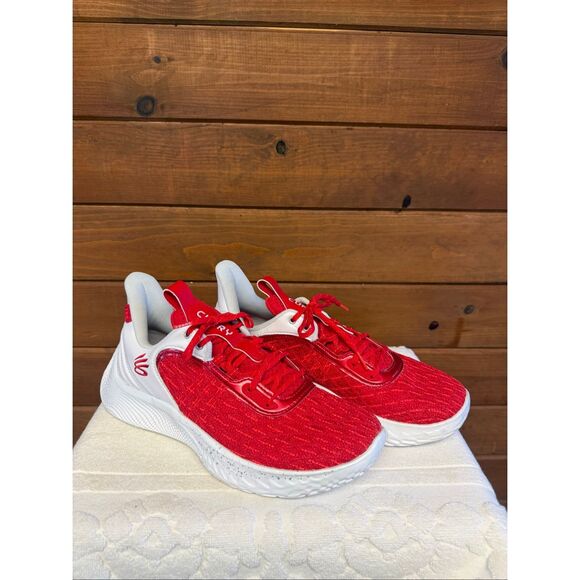 Under Armour Men’s Curry Flow 9 Team basketball Sz 11.5 Red/White main image 8